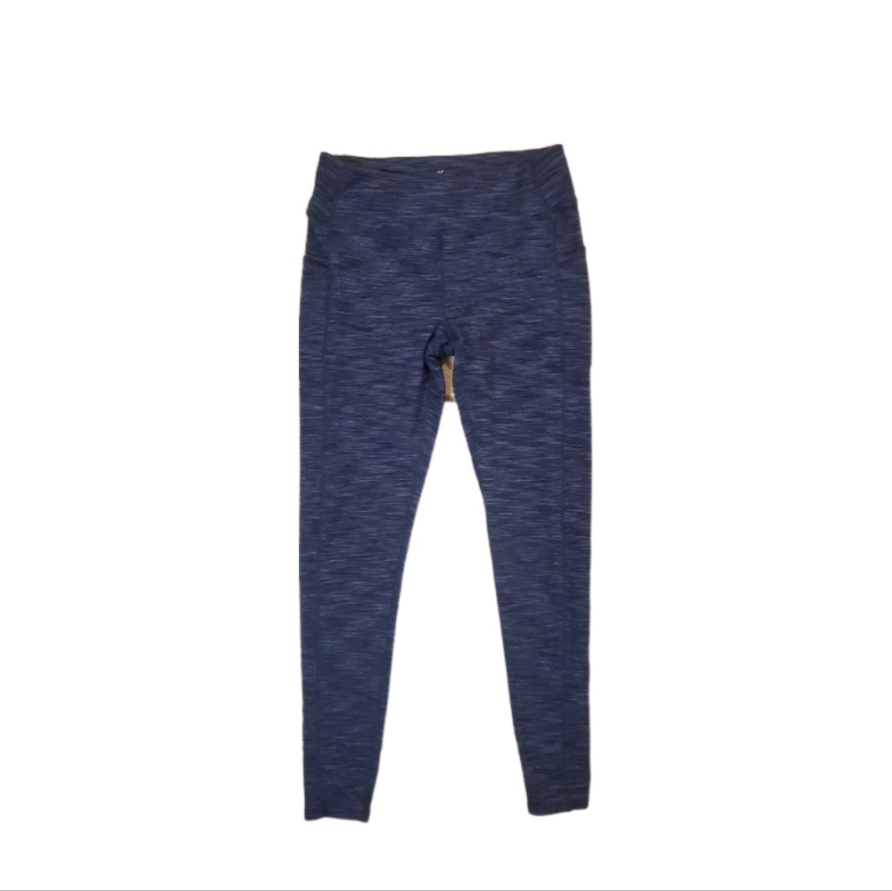Kyodan‎ Women's Navy Space Dye High-Waist Double Brushed Leggings